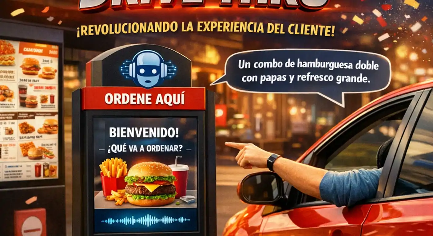 Sistema de pedidos con IA para drive-thru se lanza a nivel nacional