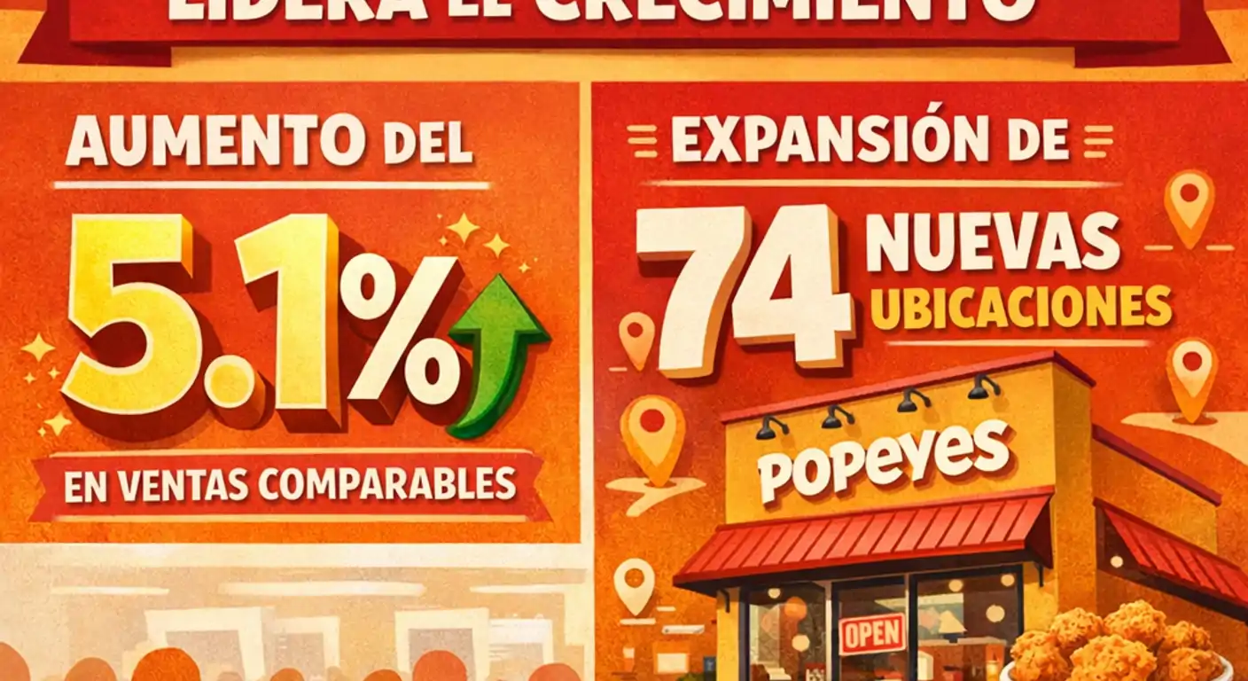RBI reporta crecimiento mixto en Q3 con Popeyes liderando en ventas comparables