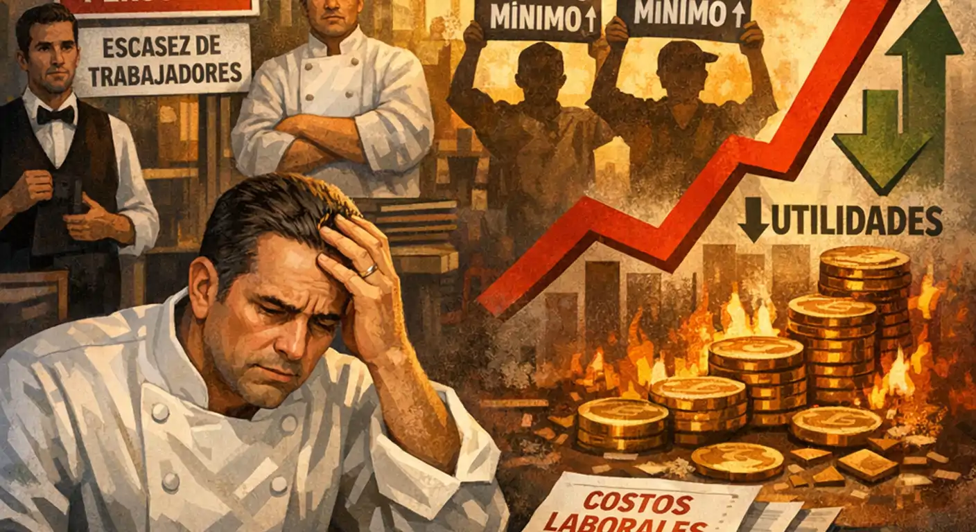 Costos de compensación laboral en restaurantes aumentan nuevamente