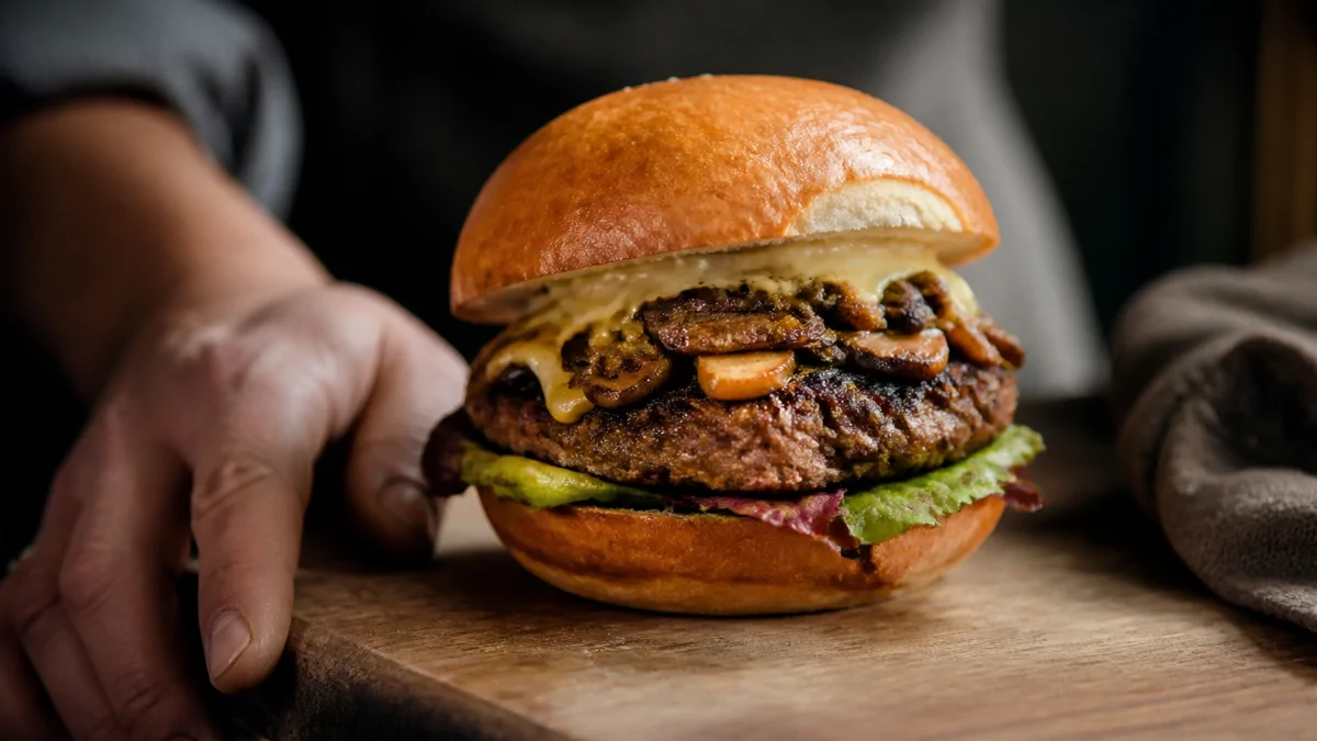 Hamburguesas con menú variado construido a partir de retroalimentación de clientes
